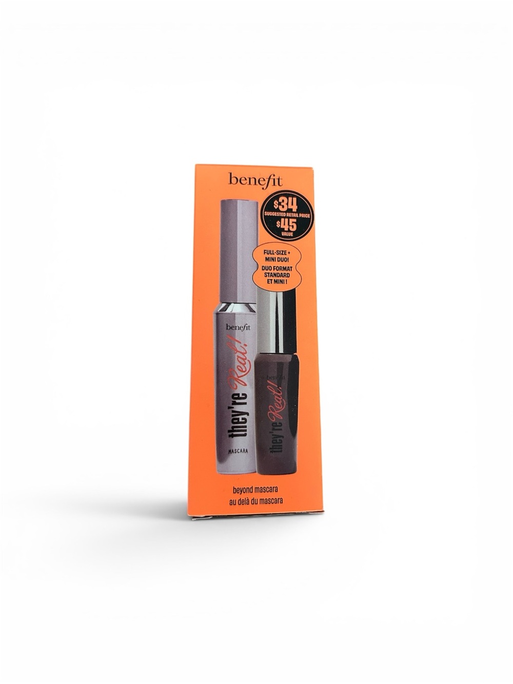 Benefit They're Real! Mascara Duo — Black with Orange Box Jet Black